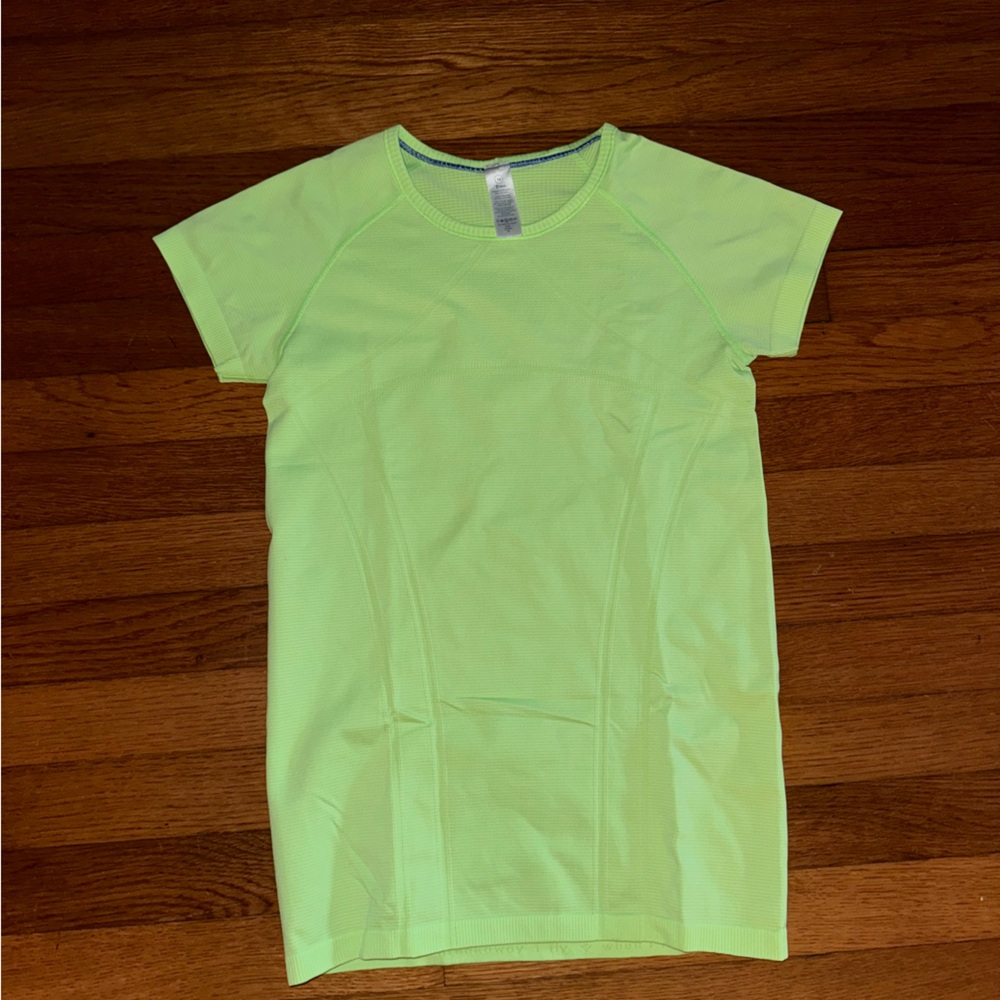 Neon green Ivivva athletic top
